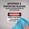 Avery High Voltage/Personnel Labels, Waterproof, UV Resistant, Preprinted, 3.5" x 5", 100 Warning Decal Labels